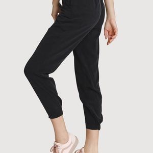 Kit and ace silk joggers (black, size 8)